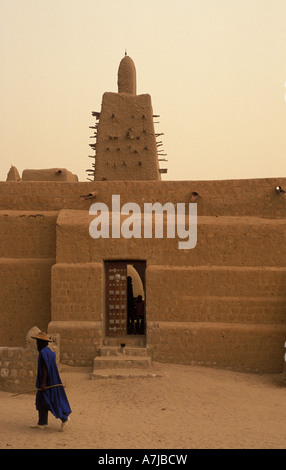 Djingareiber Moschee wurde im Jahre 1325 erbaut und ist ein UNESCO-Welterbe, Timbuktu, Mali Stockfoto