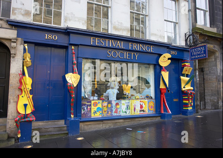 Edinburgh Festival Fringe-Büro auf der Royal Mile Edinburgh Schottland UK Stockfoto