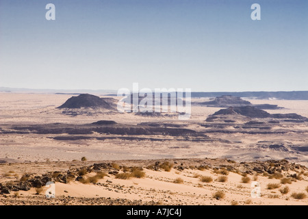 Wüstenlandschaft in Ägypten Sinai Stockfoto