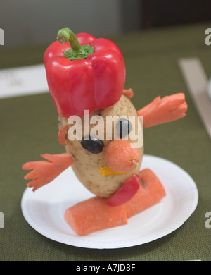 Herr Potato Head - Childs Display in Produkte zeigen Stockfoto