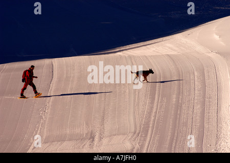 Bergrettung, Skigebiet Soldeu, Andorra. Stockfoto