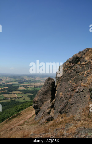 Das Nadelöhr auf das Wrekin, Shropshire Stockfoto