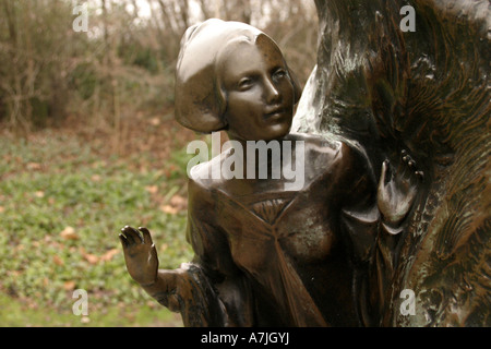 Detail Peter Pan Statue Kensington Gardens London UK Sir George Frampton, R.A., P.R.B.S. (1860-1928) Stockfoto