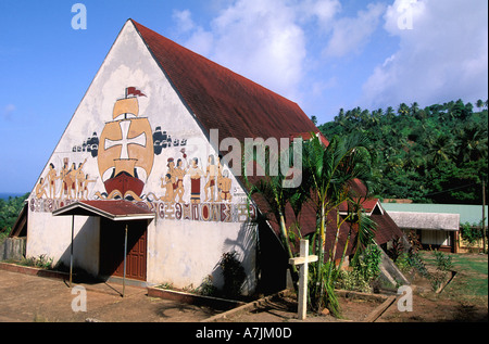 Dominica Antillen Karibik Carib reservieren katholische Kirche in Salybia Stockfoto