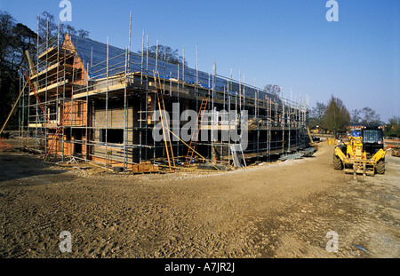 NHS-Gesundheitszentrum im Bau in Woodbridge, Suffolk, UK. Stockfoto