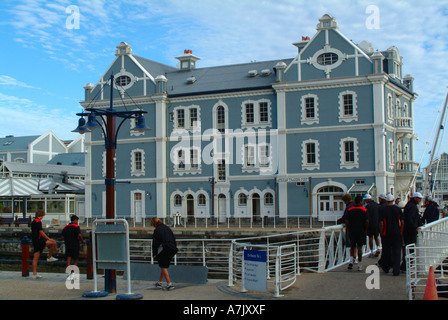 Morgensonne auf alten Kapitäne Port Gebäude V & Waterfront-Kapstadt-Südafrika Stockfoto