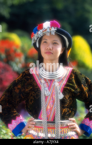Chiangmai, Hmong Hilltribe Kostüme Stockfoto