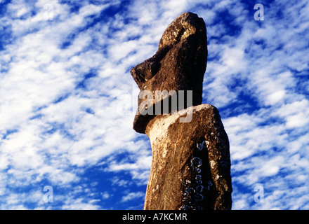 Moai in Hanga Roa, Osterinsel, chile Stockfoto