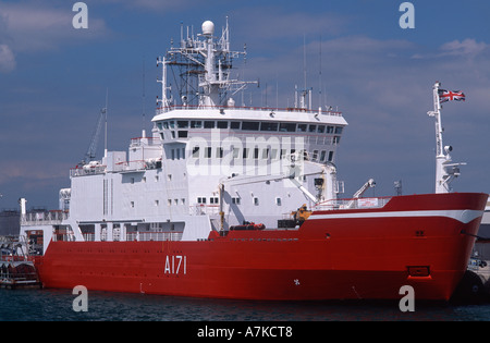 HMS Endurance – Britische hydrografische Vermessung und Antarktis-Forschung Schiff, Portsmouth Harbour, Portsmouth, England Stockfoto