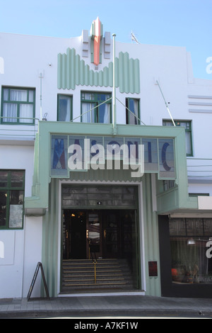 Masonic Hotel Art-Deco-Gebäude Napier Nordinsel Neuseeland Stockfoto