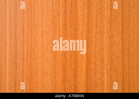 Detail von einem hölzernen Furnier Stockfoto