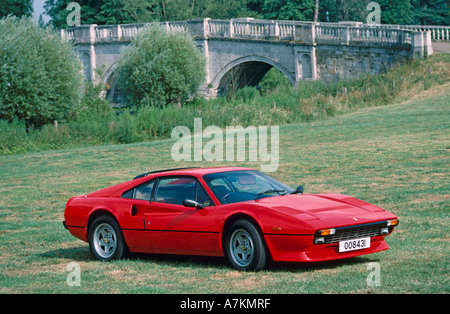 Ferrari 308 GTB. Eingeführt 1976. Stockfoto