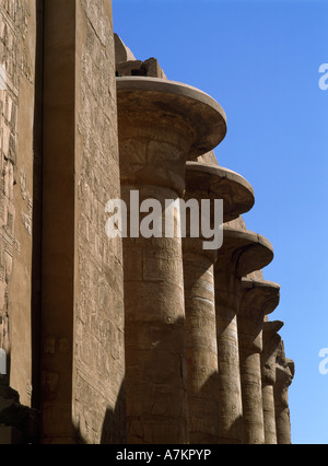 Karnak Ägypten Hypostyle Halle großen Tempel des Amun Stockfoto