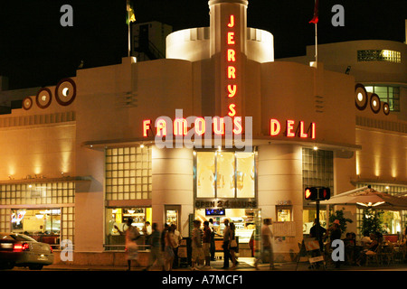 Jerry s berühmten del South beach Miami Florida Usa Stockfoto