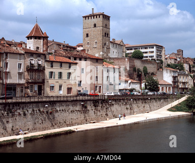 Quartier Soubirous von Cahors Stockfoto