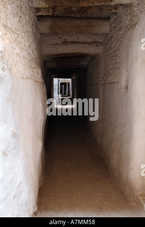 Schmale Gasse in der Altstadt, Ghadames, Libyen Stockfoto