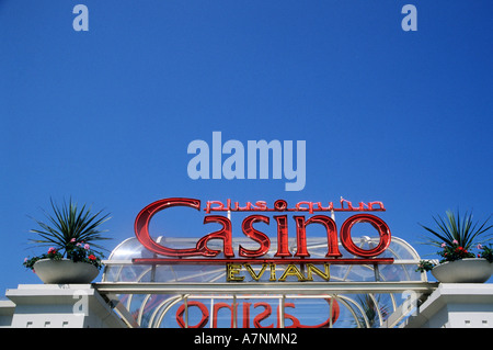 Frankreich, Haute Savoie, Casino von Evian-Les-Bains Stockfoto