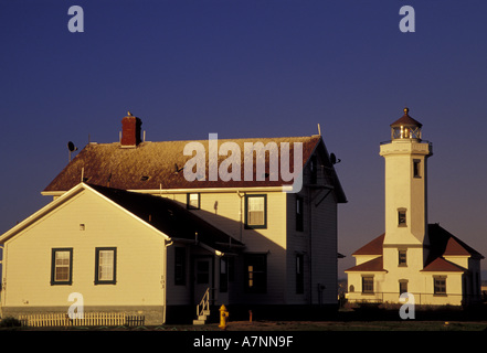 NA, USA, Washington, Port Townsend, PT. Wilson Lighthouse Stockfoto