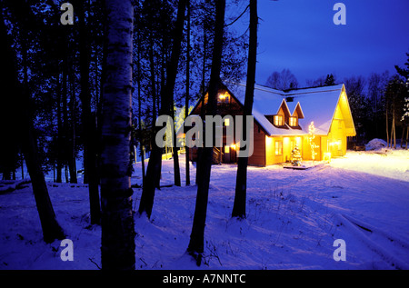 Kanada, Provinz Quebec, Lanaudiere Gebiet, Stadt St Michel des Saints, Domain des Lago Toro Stockfoto