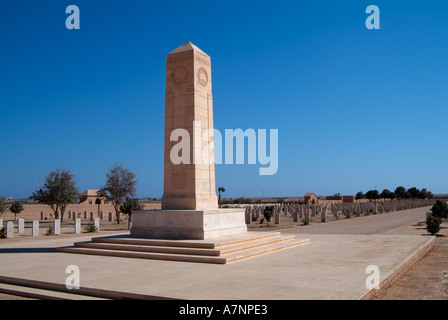 Tobruk (Commonwealth) Soldatenfriedhof, Tobruk, Libyen Stockfoto