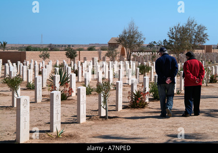 Tobruk (Commonwealth) Soldatenfriedhof, Tobruk, Libyen Stockfoto