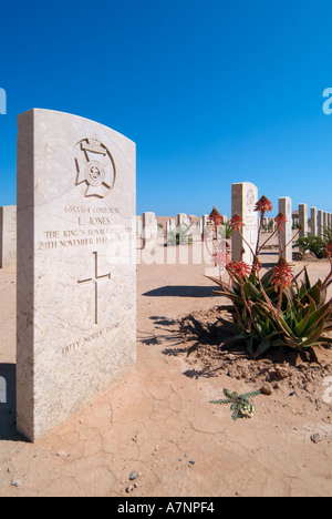 Tobruk (Commonwealth) Soldatenfriedhof, Tobruk, Libyen Stockfoto