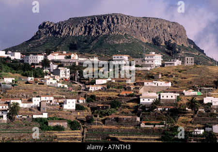 Spanien, Kanarische Inseln, la Gomera Insel, Chipude Dorf Stockfoto