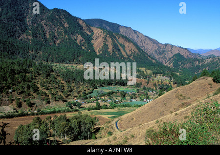 Dominikanische Republik, Cordillera Central, Constanza Straße in San Jose de Ocoa Stockfoto