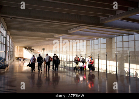 Korridore der Ben Gurion internationaler Flughafen tel Aviv Israel Stockfoto