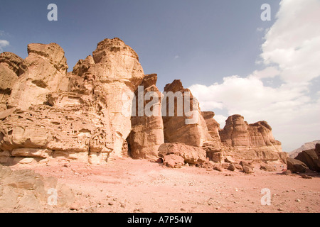 König Salomons Säulen Arava-Wüste negev Stockfoto