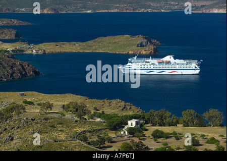 Skala, Insel Patmos, Griechenland Stockfoto