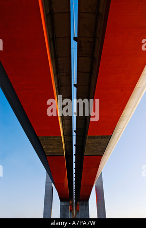 Melbourne-Brücken / Melbournes "Bolte Bridge". Melbourne Victoria Australien. Stockfoto