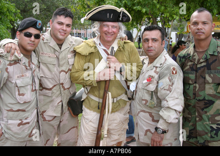 Miami Florida, Bayfront Park, Salute to Florida Heroes Festival, Festivalmesse, zu Ehren des Militärs, moderner Soldaten, FL0712040068 Stockfoto