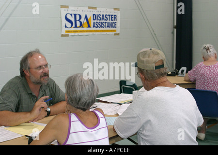 Florida Charlotte County, Port Charlotte, Gemeinde, Nachbarschaft, Wohngebiet, Zentrum, Zentrum, State FEMA Disaster Recovery Center, Zentrum, Federal Emergency Stockfoto