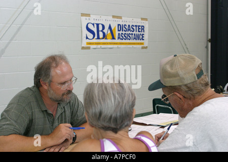 Florida Charlotte County, Port Charlotte, Gemeinde, Nachbarschaft, Wohngebiet, Zentrum, Zentrum, State FEMA Disaster Recovery Center, Zentrum, Federal Emergency Stockfoto