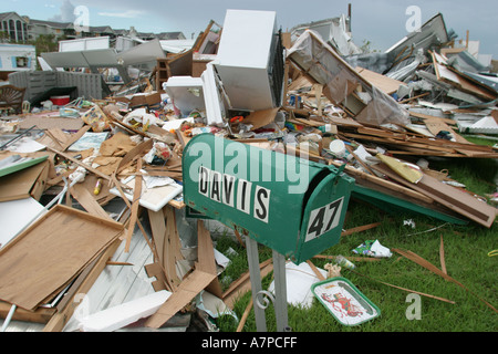 Florida, Charlotte County, Port Charlotte, Wetter, Schäden durch den Unwetter, durch den Unwetter, durch den Wind, das Handy, das Haus, das Haus, das Haus, das Haus Häuser, das Haus, das Haus, das Haus, das Haus, das Haus, das Haus, das Haus Stockfoto