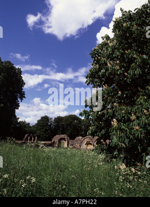 Ruinen von Hailes Abbey in den Cotswolds Stockfoto