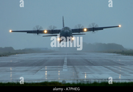 C-130 Hercules. SKV, Gardermoen, königliche norwegische Luftwaffe XAV 6382 Stockfoto