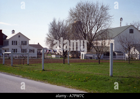 Amische Bauernhaus in Lancaster Pennsylvania USA Stockfoto