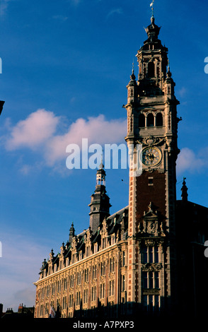 Frankreich, Nord, Lille, Glockenturm von der Handelskammer Stockfoto