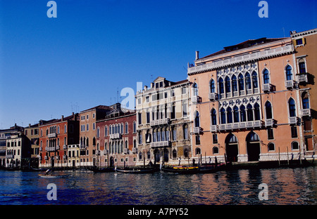 Architektur des Grand Canal in Venedig, Italien Stockfoto