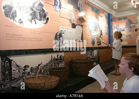 Leesburg Virginia, Loudoun County, Loudoun Museum, Geschichte, Ausstellungsausstellung Sammlung, Ausstellungsverkauf Bildung, lernen, Informationen, Lokalgeschichte, VA0813040 Stockfoto