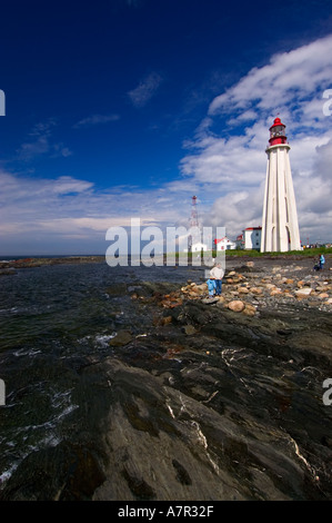 Pointe-au-Pere, untere Saint Lawrence Region, Quebec, Kanada Stockfoto