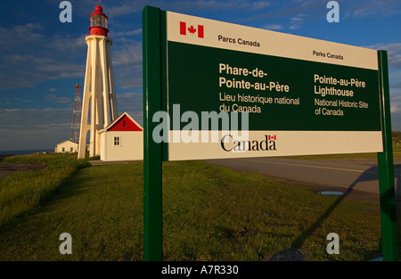 Pointe-au-Pere, untere Saint Lawrence Region, Quebec, Kanada Stockfoto