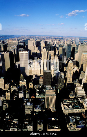 Vereinigte Staaten, New York, Manhattan, Midtown, von der Spitze des Empire State Building Stockfoto
