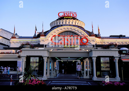 Frankreich, Haute Savoie, Evian-Les-Bains, Stadtcasino Stockfoto