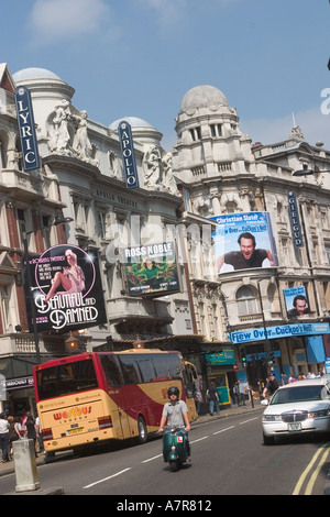 Shaftsbury Avenue in Londons West End Theatre district Stockfoto