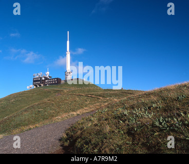 Puy de Dome Auvergne Region Zentralfrankreich den Gipfel. Stockfoto