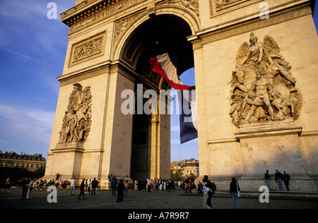 Frankreich, Paris, Arc de Triomphe Stockfoto