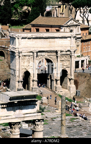 Italien, Latium, Rom, das römische Forum Stockfoto